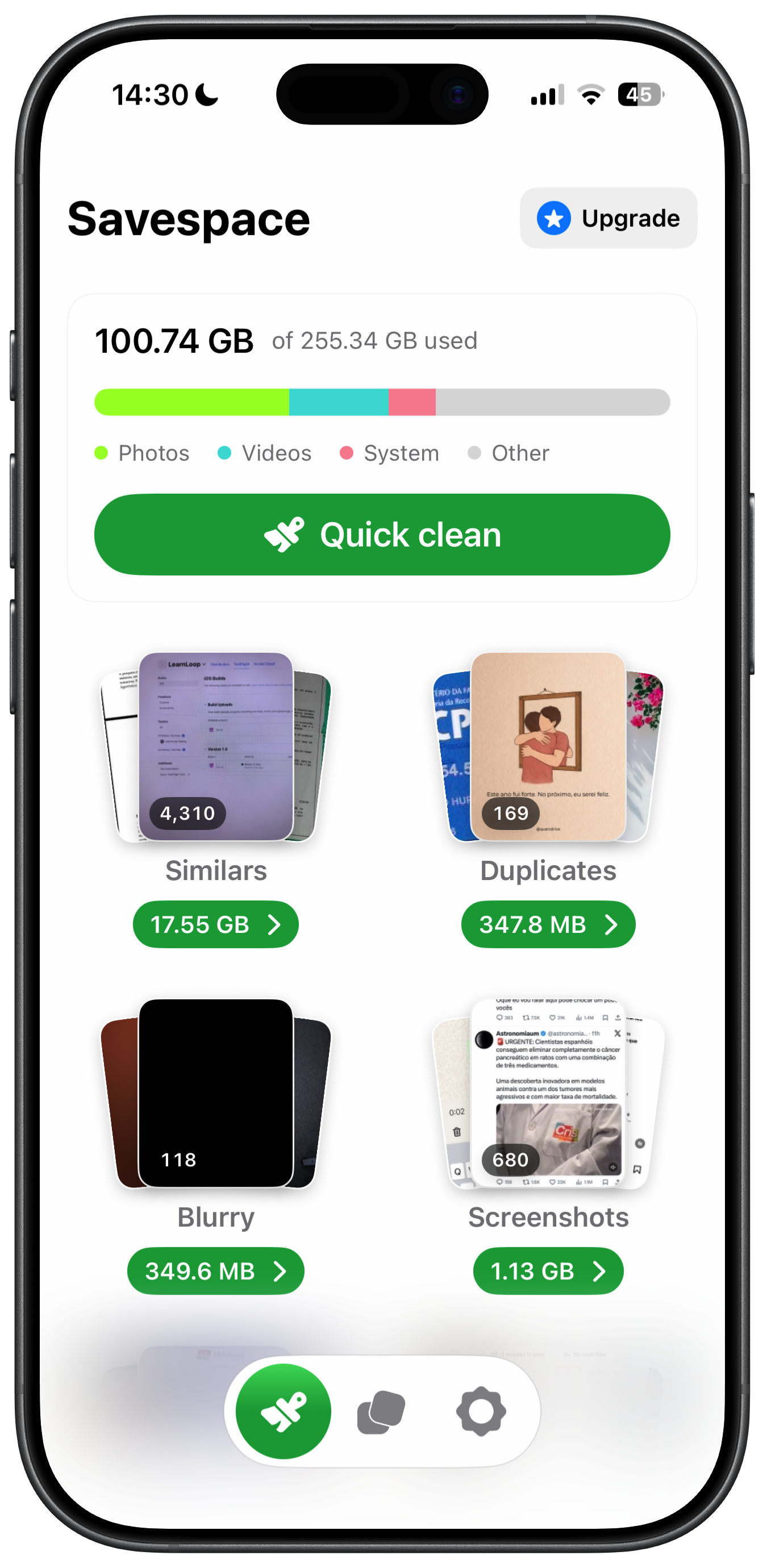 Savespace: Photo Cleaner iPhone screenshot